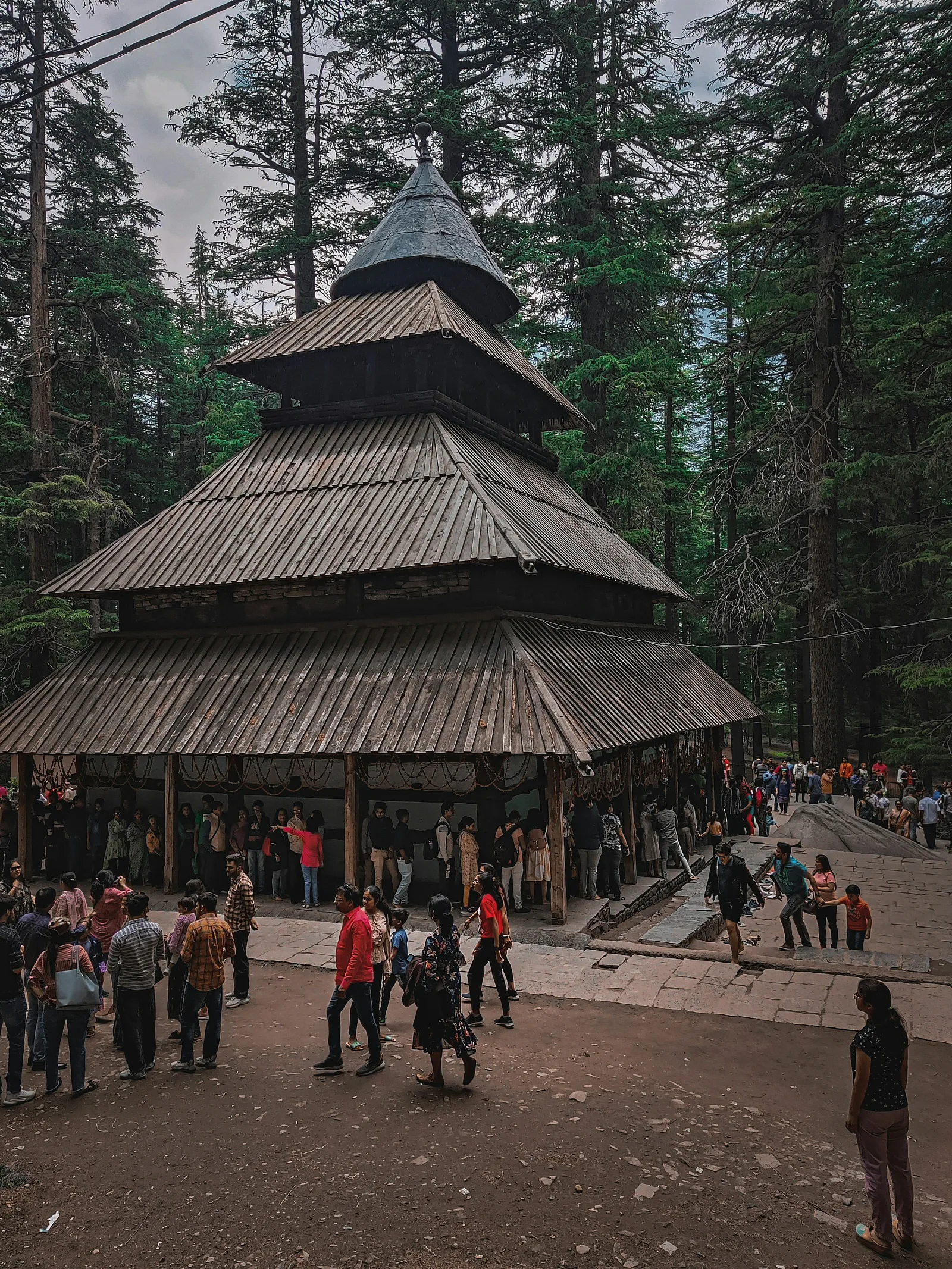 Hadimba Temple sightseeing during Manali tour